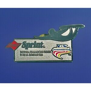 US SNOWBOARDING Team USA Snowboard Olympic Sports SPRINT  Sponsor Pin